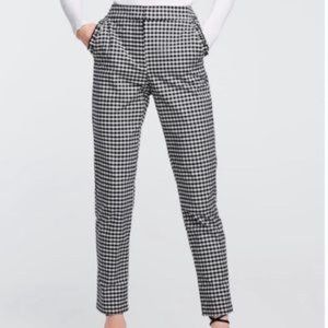 Zara | high waisted, gingham pants